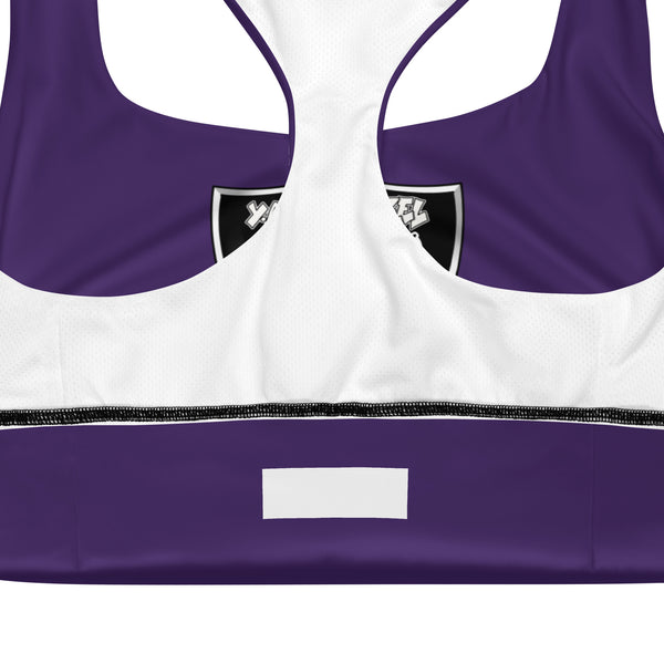 "House of The Lion Team" Recycled Longline Sports Bra