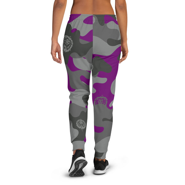 Purple Camo Women's Joggers