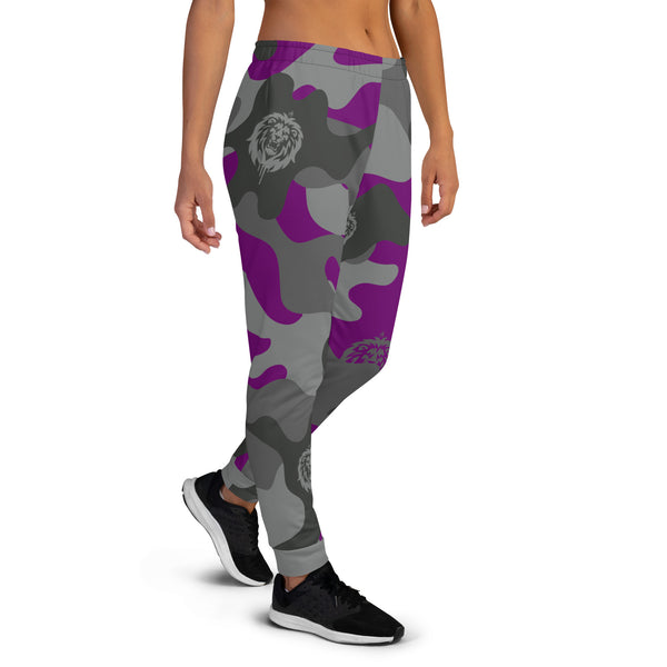 Purple Camo Women's Joggers