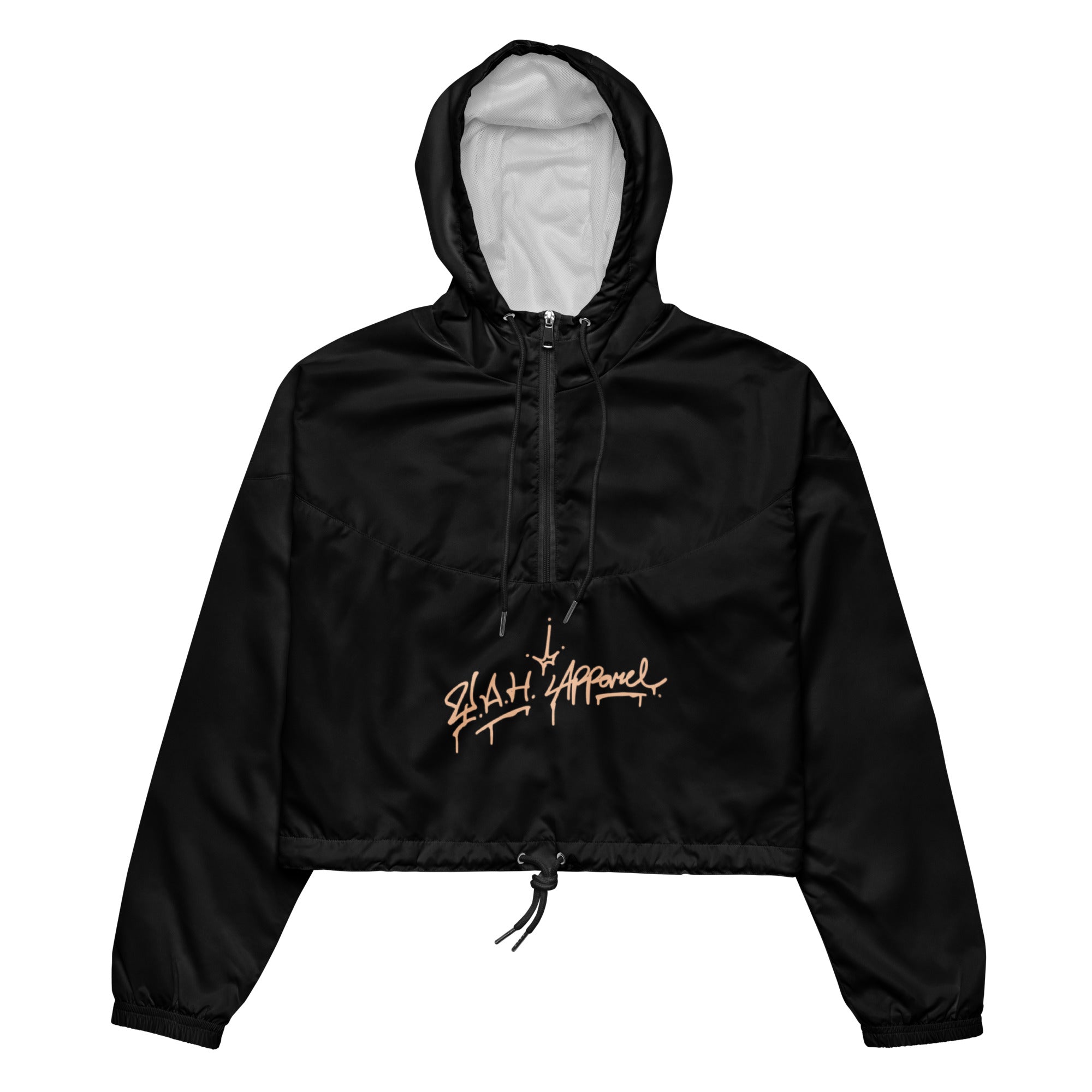 "Trust That Good Things Are Coming" Women’s Cropped Windbreaker