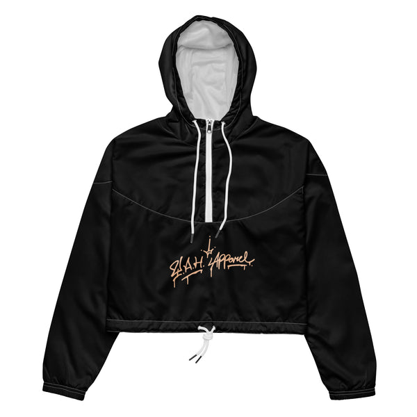 "Trust That Good Things Are Coming" Women’s Cropped Windbreaker