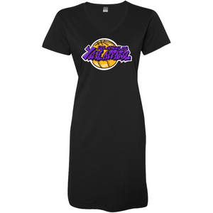 Los Angeles  Y.A.H.  Ladies' V-Neck Fine Jersey Cover-Up