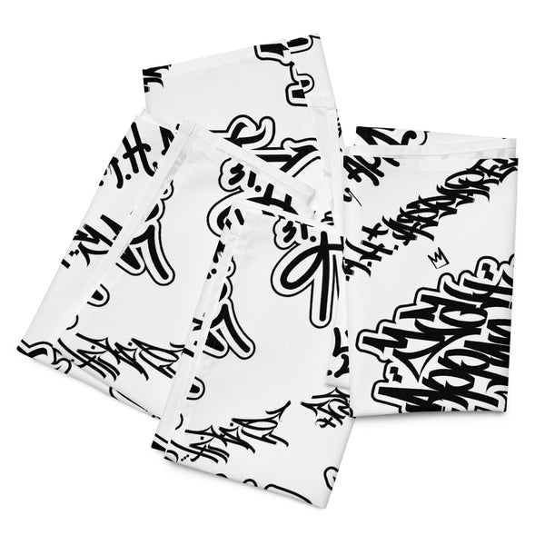"All Of The Tags" Cloth napkin set