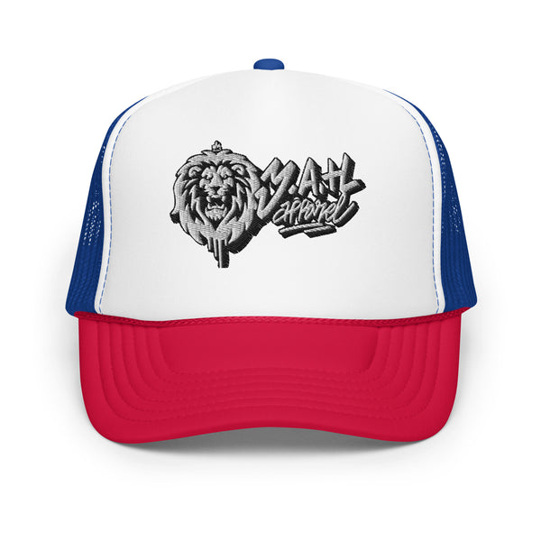 "House Of The Lion Tag" Foam Trucker Hat