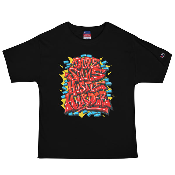 "Dope Souls Hustle Harder" Men's Champion T-Shirt