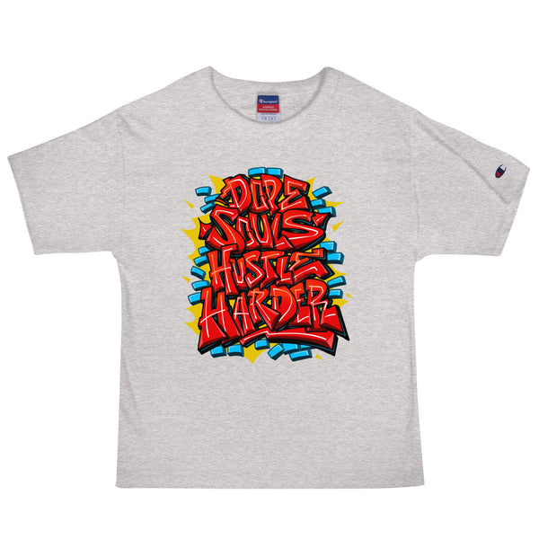 "Dope Souls Hustle Harder" Men's Champion T-Shirt