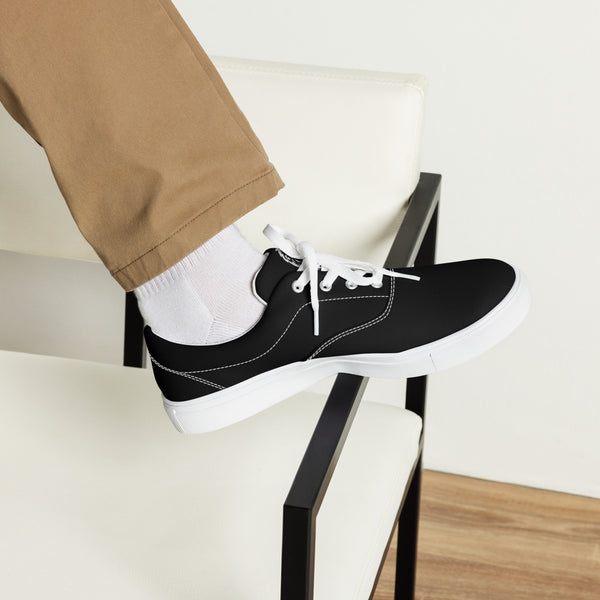 Y.A.H. 2COR57 Men’s lace-up canvas shoes (Gray Tag)