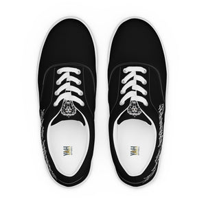 Y.A.H. 2COR57 Men’s lace-up canvas shoes (Gray Tag)