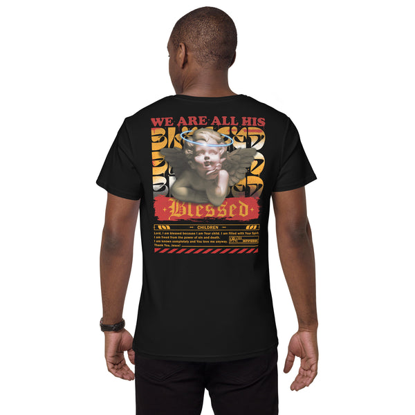 " We Are All His Blessed Children" Men's Premium Cotton T-shirt