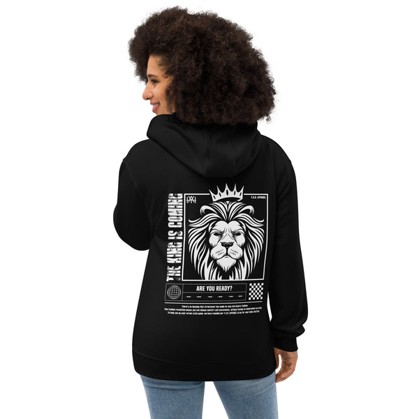 "The King is Coming, Are You Ready" Premium Eco Hoodie