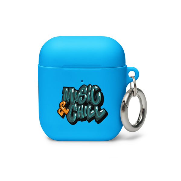 "Music & Chill" Rubber Case for AirPods®