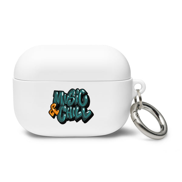 "Music & Chill" Rubber Case for AirPods®