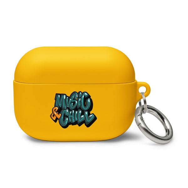 "Music & Chill" Rubber Case for AirPods®