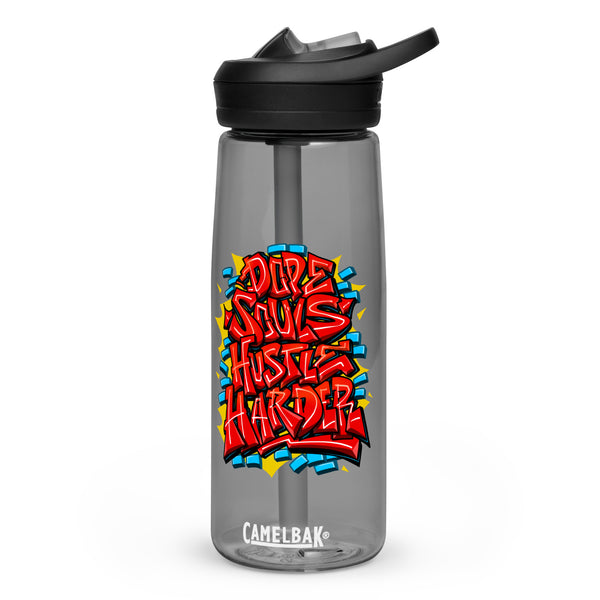 "Dope Souls Hustle Harder" Sports Water Bottle