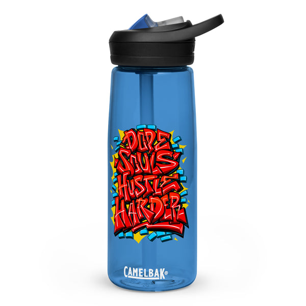 "Dope Souls Hustle Harder" Sports Water Bottle