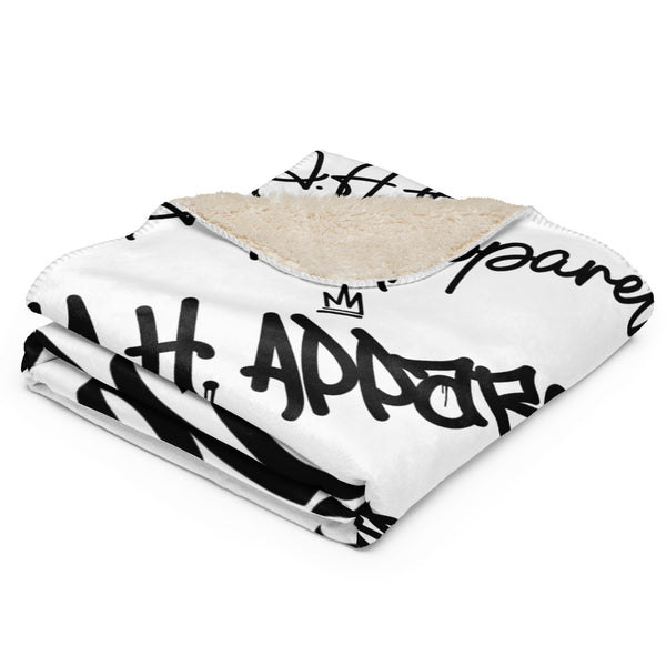"All Of The Tag" Sherpa Blanket