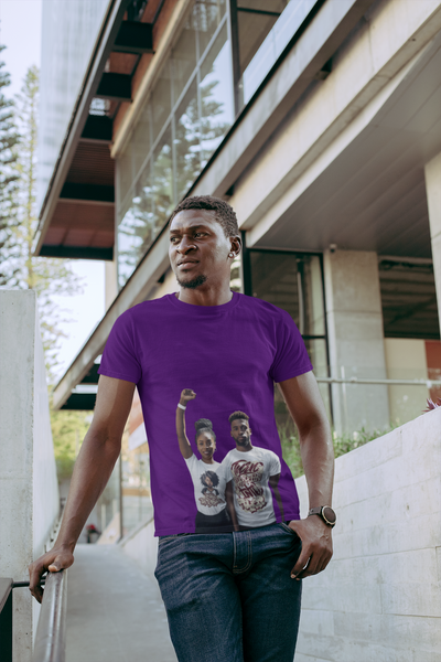 "Turn Pain Into Power" Unisex Cut & Sew Shirt