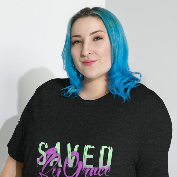 "Saved By  Grace" Short Sleeve T-Shirt