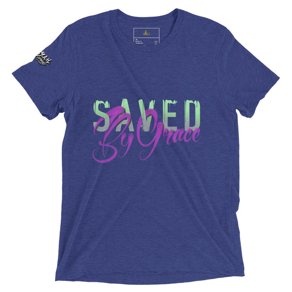 "Saved By  Grace" Short Sleeve T-Shirt
