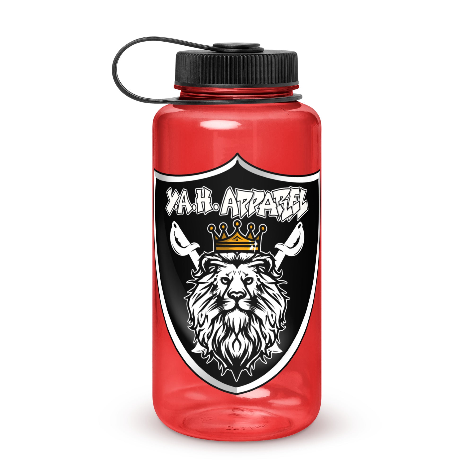 "House of The Lion Team" Wide Mouth Plastic Water Bottle