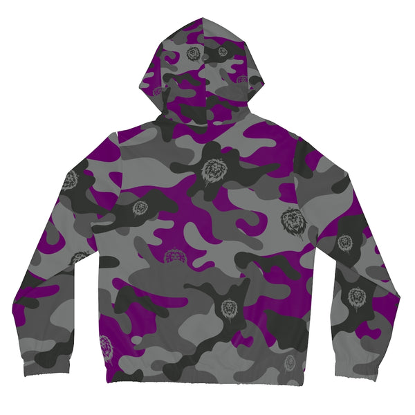 Purple Camo Women’s Full-Zip Hoodie