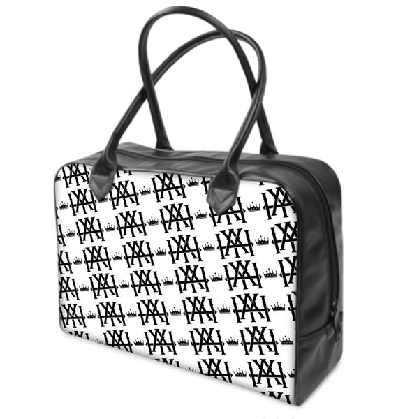 Panda Monogram Leather Gym Bag