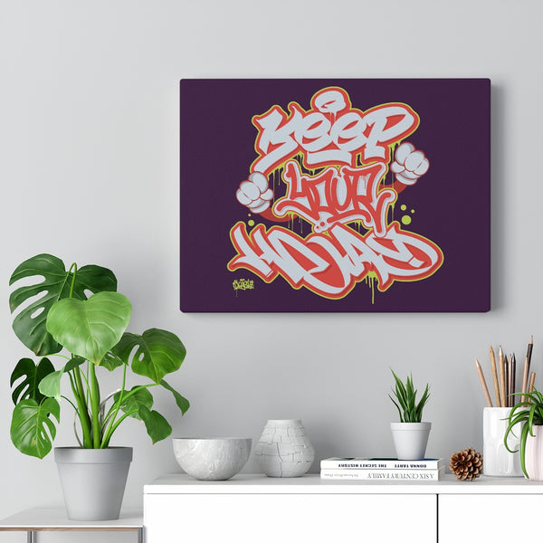 "Keep Your Head" Stretched Canvas