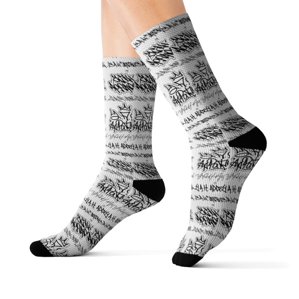 "All Of The Tags" Socks
