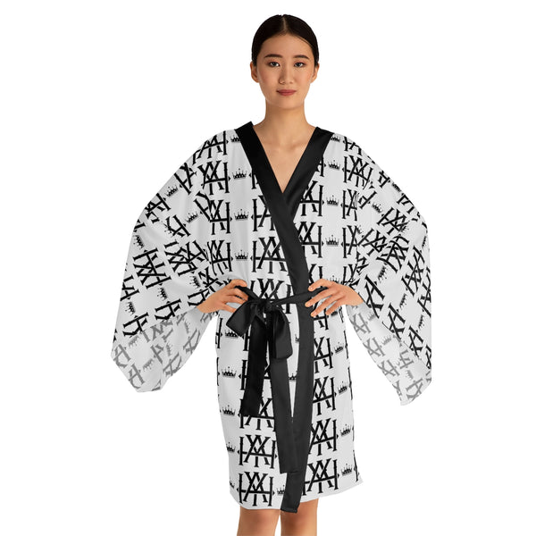 Monogram Long Sleeve Kimono Robe