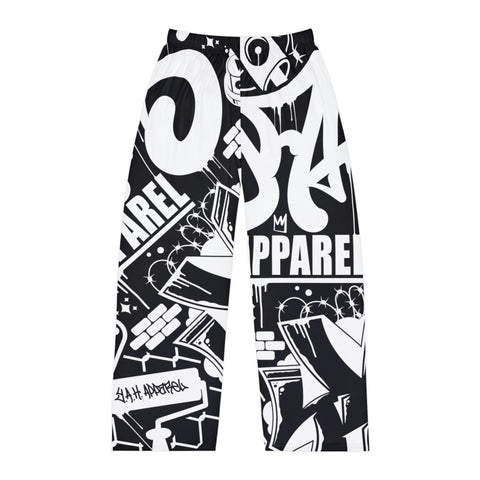 Black Panda Vandal  Men's Pajama Pants