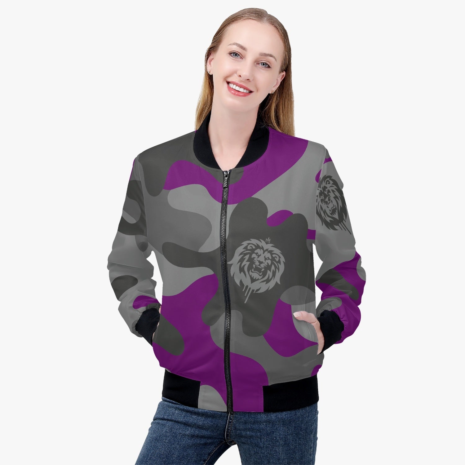 Purple Camo Trending Women’s Jacket