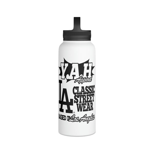 "Classic L.A." Stainless Steel Water Bottle, Handle Lid