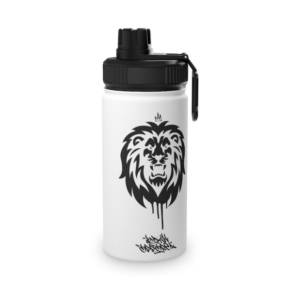 Lightning Tag Stainless Steel Water Bottle, Sports Lid