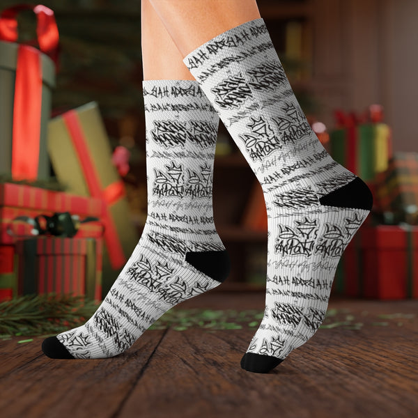 "All Of The Tags" Socks
