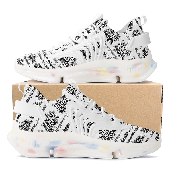 Y.A.H. Tagged To The Max React Sneakers - White