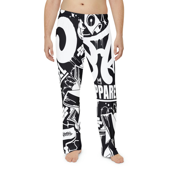 Black Panda Vandal  Men's Pajama Pants