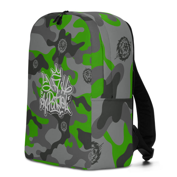 Green Camo Minimalist Backpack