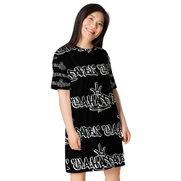 All Over Tag T-Shirt Dress