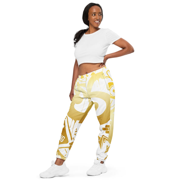 Gold Gradient Vandal Unisex Track Pants