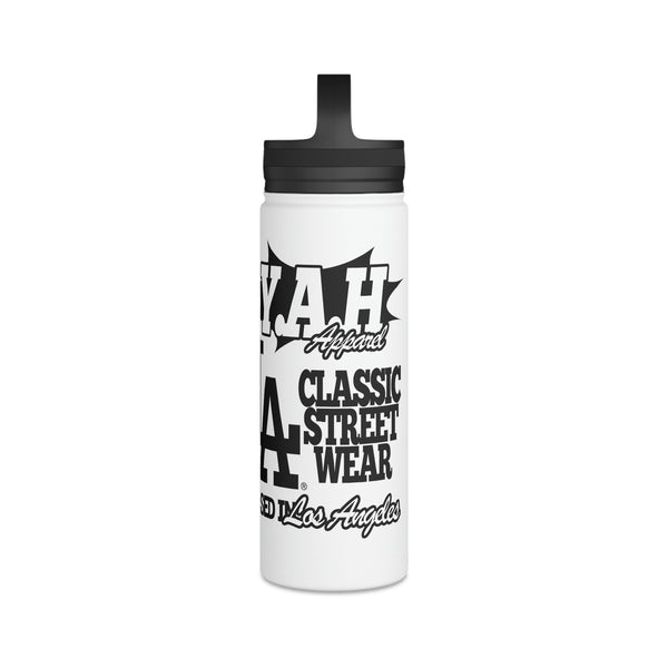 "Classic L.A." Stainless Steel Water Bottle, Handle Lid