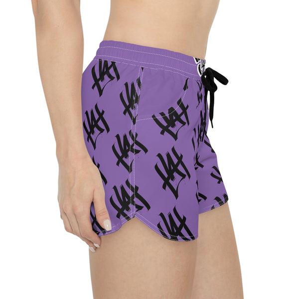 Purple MonoTag Women's Casual Shorts
