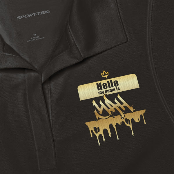 "Hello My Name Is" Women's Polo Shirt