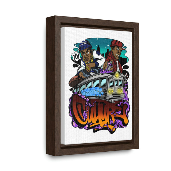 "Street Culture" Gallery Canvas Wraps, Vertical Frame