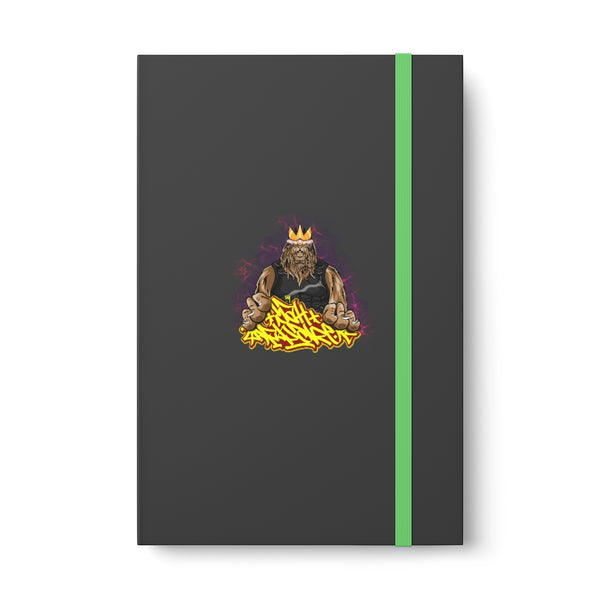 "King" Color Contrast Notebook - Ruled