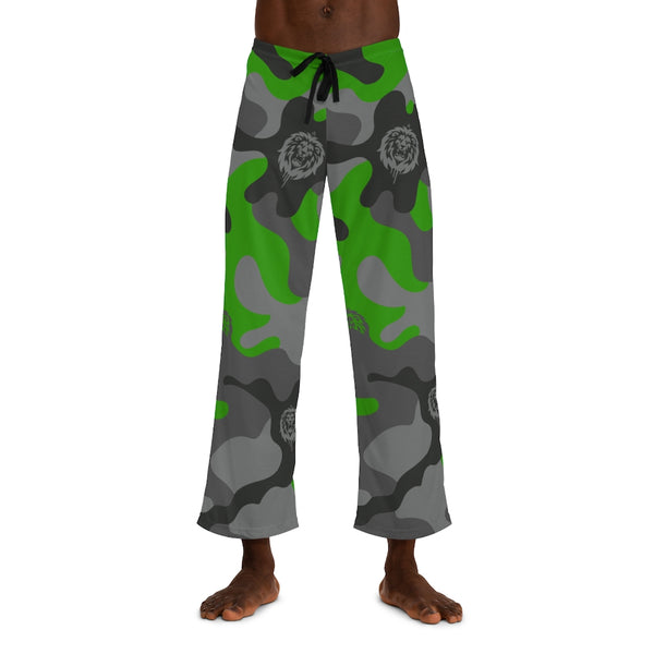 Men's Green Camo Pajama Pants