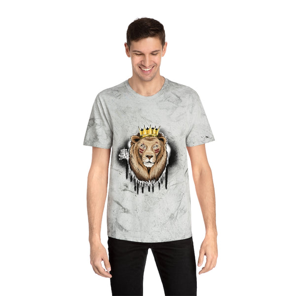 Unisex Warrior Lion  Color Blast T-Shirt
