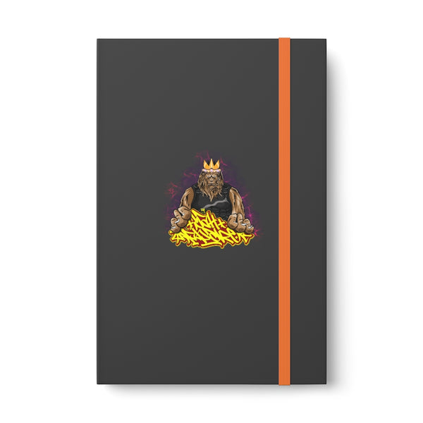 "King" Color Contrast Notebook - Ruled