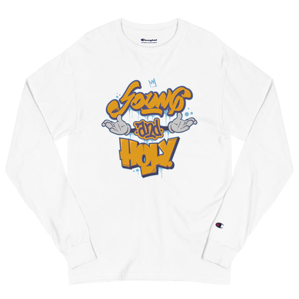 Men's Champion "Young And Holy" Long Sleeve Shirt