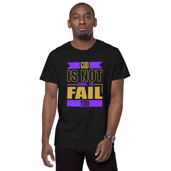 "God is Not Going To Fail You" Men's Premium Cotton T-shirt