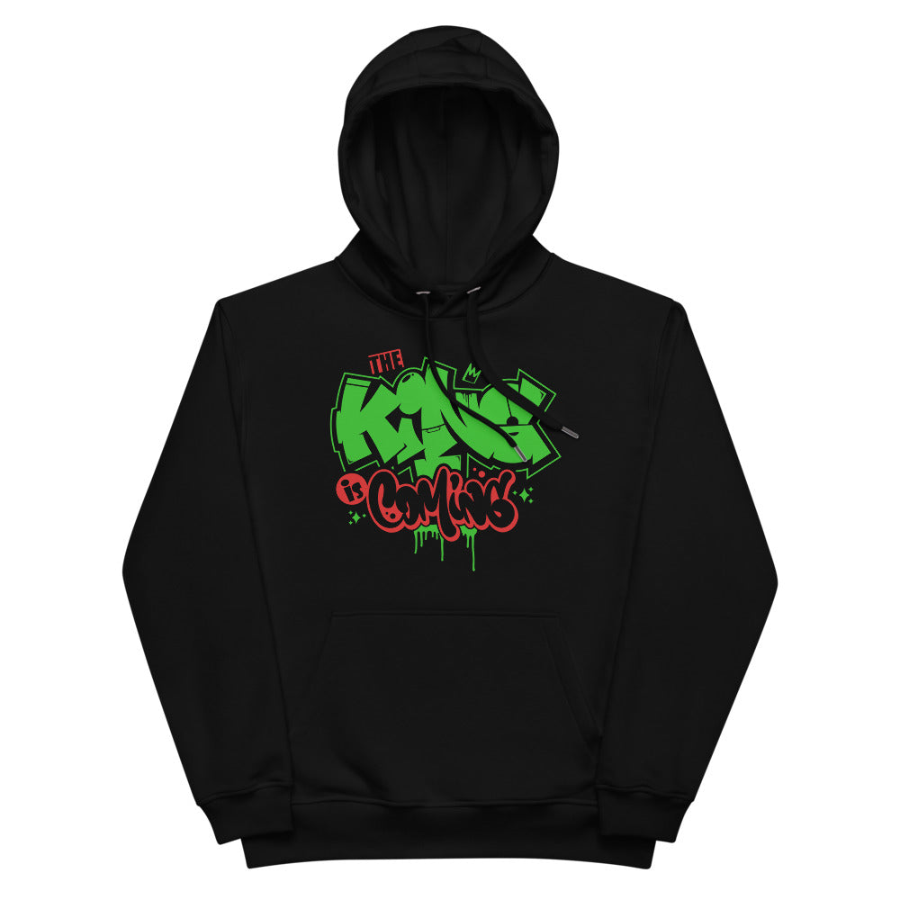 "The King Is Coming" Premium Eco Hoodie